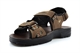 Urban Jacks Mens Lightweight Touch Fastening Summer Sandals Brown 