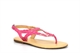 Girls Strap Summer Sandals With Buckle Fastening Fuchsia