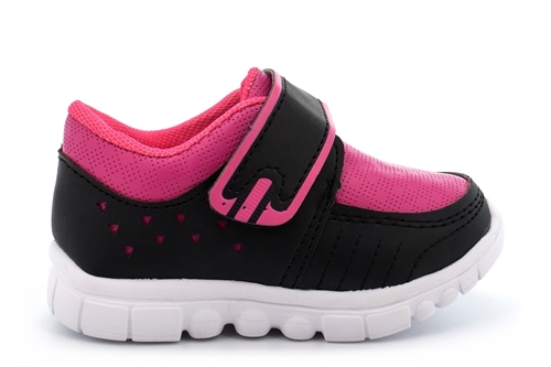 Gloryfeet Girls Touch Fastening Trainers Fuchsia