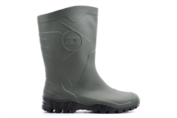 Dunlop Mens/Womens Dee Calf Half Length Wellington Boots Green