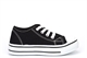 Urban Jacks Boys/Girls Classic Low Top Canvas Shoes Black/White