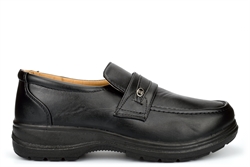 Scimitar Mens Slip On Casual Shoes Very Lightweight Black