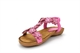 Chix Girls Flower Sandals With Elasticated Back Strap Pink