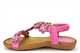 Chix Girls Flower Sandals With Elasticated Back Strap Pink