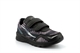 Dek Boys/Girls ATLANTIC Super Lightweight Trainers With Two Touch Fastening Straps Black/Lilac