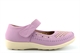 Dr Lightfoot Womens Comfort Casual Shoes With Punched Apron Detail Lilac