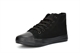 Boys/Girls High Top Canvas Shoes/Trainers All Black