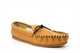 Mokkers Mens Gordon Moccasin Slippers With Softie Leather Upper Tan