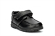 Boys Easy Touch Fastening School Shoes Black