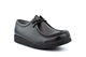 Route 21 Boys Coated Leather School Shoes With Textile Lining Black