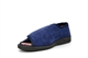 Four Seasons Mens George Crossover Wide Fit Slippers With Memory Foam Insole Navy