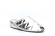 Dunlop Womens Sybil Lightweight Quilted Mule Slippers With Low Wedge Heel Silver