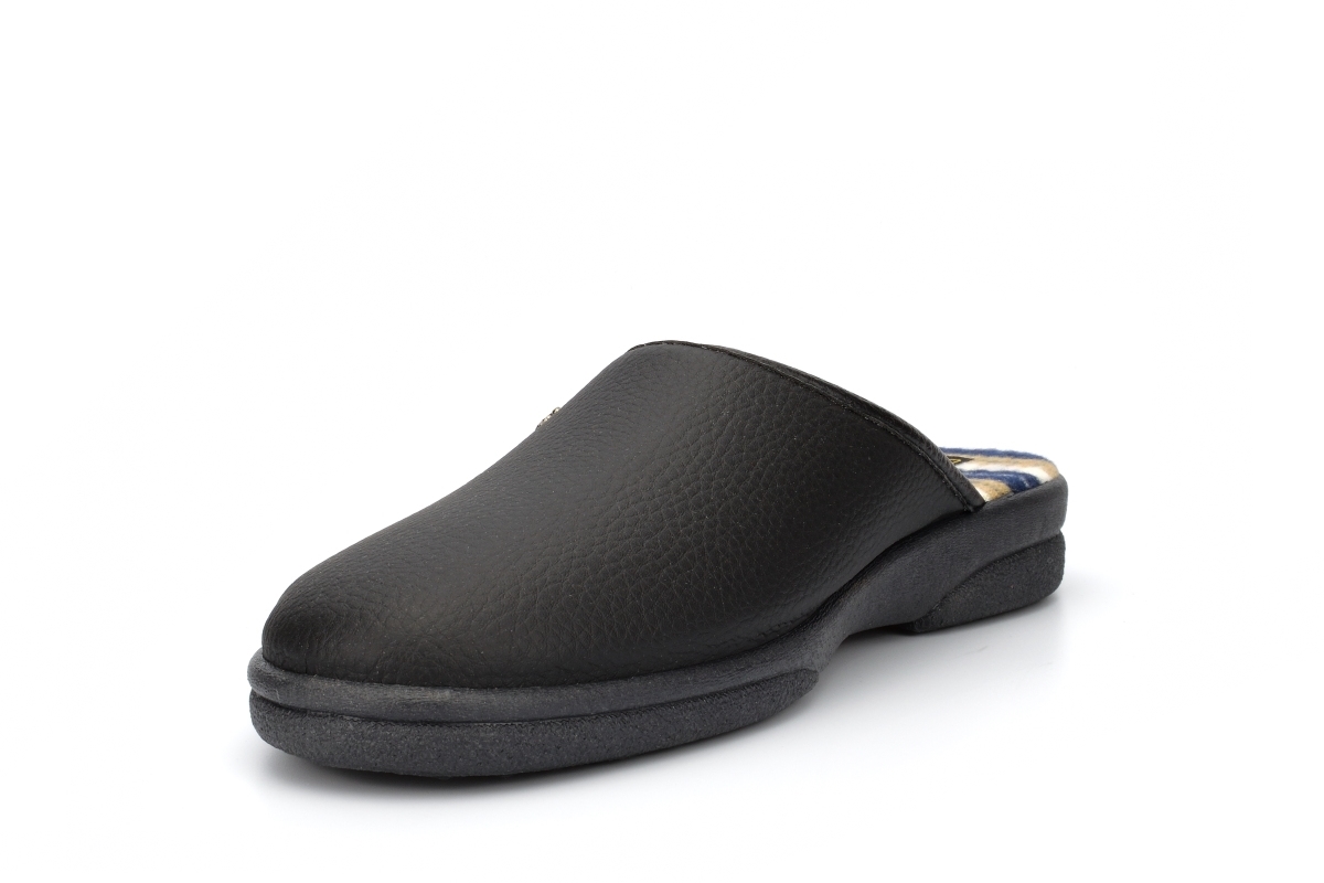 mens leather mule slippers outdoor