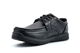 US Brass Boys Stubby Boat School Shoes With Rugged Sole And Lace Up Fastening Black