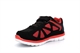 Ascot Boys Eagle Touch Fastening Lightweight Trainers Black/Red