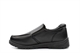 Boys Slip On School Shoes With Padded Collar And Stitching Detail Black