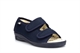 Celia Ruiz Womens Wide Open Touch Fastening Washable Extra Wide Sandals Navy Blue (EEE Fitting)