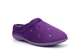 Sleepers Womens Charley Memory Foam Cuff Mule Slippers Purple