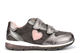 Renda Girls Touch Fastening Heart Trainers Silver
