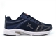 Dek Mens Jensen Super Lightweight Memory Foam Lace Trainers With Extra Large Sizes Navy