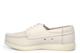 Dek Mens/Womens Crown Leather Bowling Shoes With Cushioned Insole White