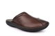 Roamers Mens Stitchdown Sheen Leather Clogs With Padded Lining And Transpiring Insole Brown