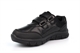 Route 21 Boys Touch Fastening Coated Leather School Shoes Black
