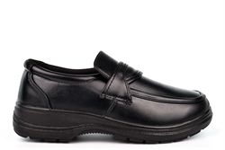 Charles Southwell Mens Comfort Fit Lightweight Slip On Shoes Black