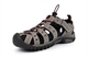 PDQ Boys Closed Toe Trail Sandals With Touch Fastening Grey/Red