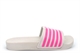 Girls Classic Beach/Pool Slider Mules Pink/White