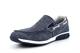 R21 Mens Twin Gusset Memory Foam Leisure Comfort Casual Slip On Shoes Navy Blue