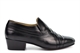 Montecatini Mens Slip On Cuban Heel Leather Shoes Black