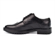 Roamers Boys Formal Wing Tip Leather Brogue Shoes With Memory Foam Insole Black