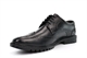 Roamers Mens Formal Wing Tip Leather Brogue Shoes With Memory Foam Insole Black