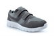 Charles Southwell Mens Rob Wide Fit Touch Fastening Lightweight Trainers Grey (E Fitting)