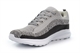 Dek Mens Astra Super Lightweight Memory Foam Lace Up Trainers With Padded Collar And Tongue Grey