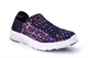 Dek Womens Super Lightweight Memory Foam Slip On Comfort Summer Shoes With Stretch Upper Purple/Navy