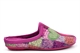 Sleepers Womens Deanna Knitted Mule Slippers With Velour Lining And Padded Insole Pink