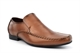 Route 21 Mens Centre Gusset Slip On Formal Shoes/Loafers With Padded Insole Brown