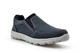 Scimitar Mens Casual Lightweight Twin Gusset Slip On Shoes With Memory Foam Insole Navy
