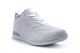 Dek Womens Fluke Lace Up Lightweight Lawn Bowling Shoes/Trainers White/Lilac