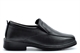 Brickers Boys Centre Gusset Lightweight Slip On School Shoes/Formal Shoes Black