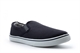 Dek Mens Yachting Canvas Slip On Shoes With Padded Collar Navy Blue