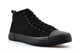 Akedo Mens/Womens Hi Top Canvas Shoes/Pumps All Black