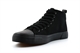 Akedo Mens/Womens Hi Top Canvas Shoes/Pumps All Black