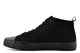 Akedo Mens/Womens Hi Top Canvas Shoes/Pumps All Black