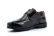 BXT Boys Jacob School Shoes/Formal Shoes With Buckle Fastening Patent Black