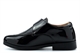 BXT Boys Jacob School Shoes/Formal Shoes With Buckle Fastening Patent Black