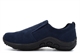 PDQ Mens Ryno Twin Gusset Slip On Real Suede Casual Shoes Navy Blue