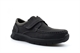 Scimitar Mens Touch Fastening Casual Shoes/Comfort Shoes With Stitching Detail Black